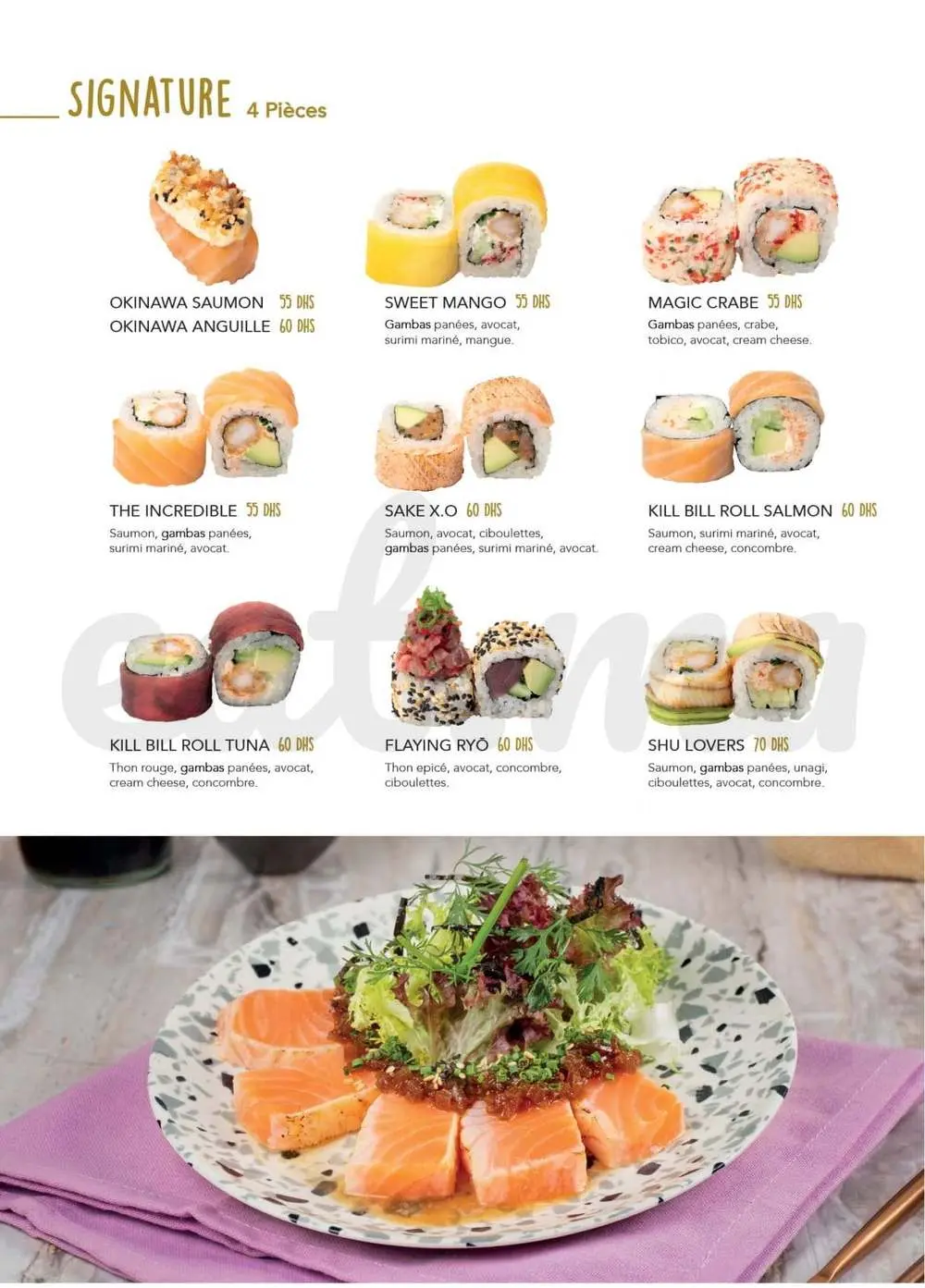 Menu Be Wok Morocco Mall – page 12