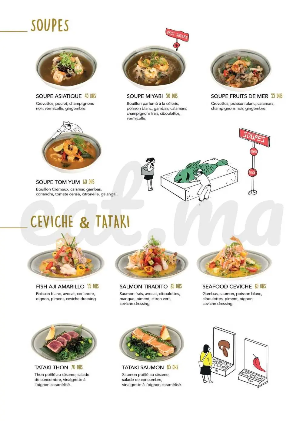 Menu Be Wok Morocco Mall – page 4