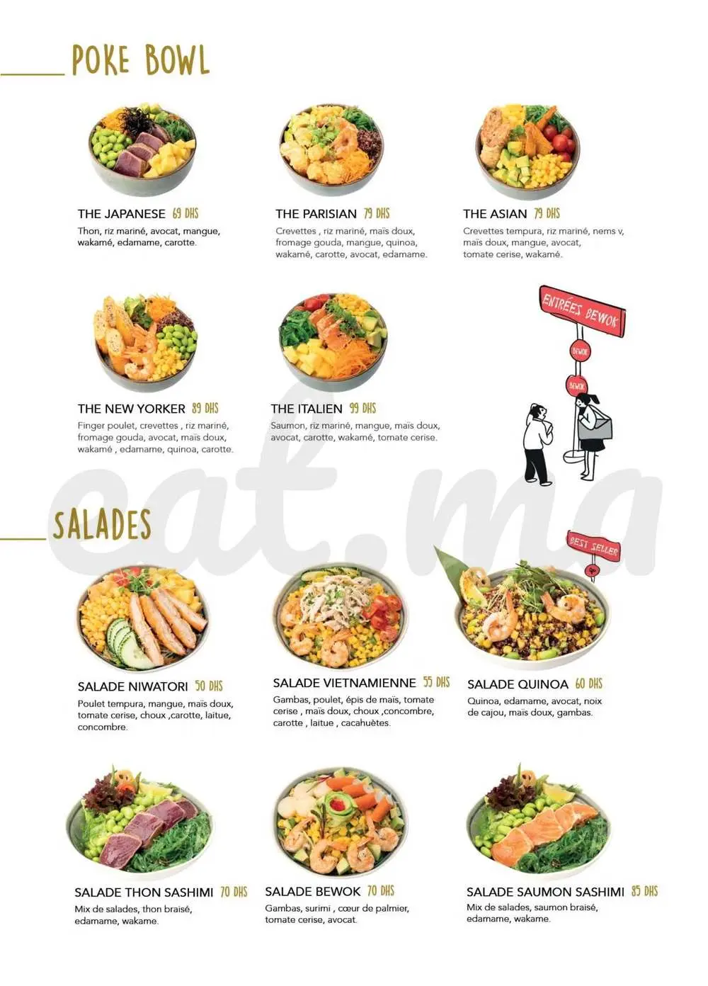 Menu Be Wok Morocco Mall – page 2