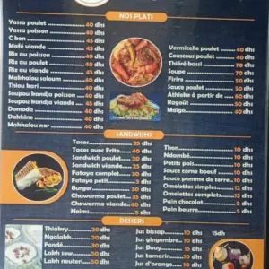Chez SaraBamba (sénégalais) à Casablanca