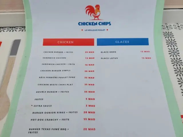 Chicken Chips à Casablanca