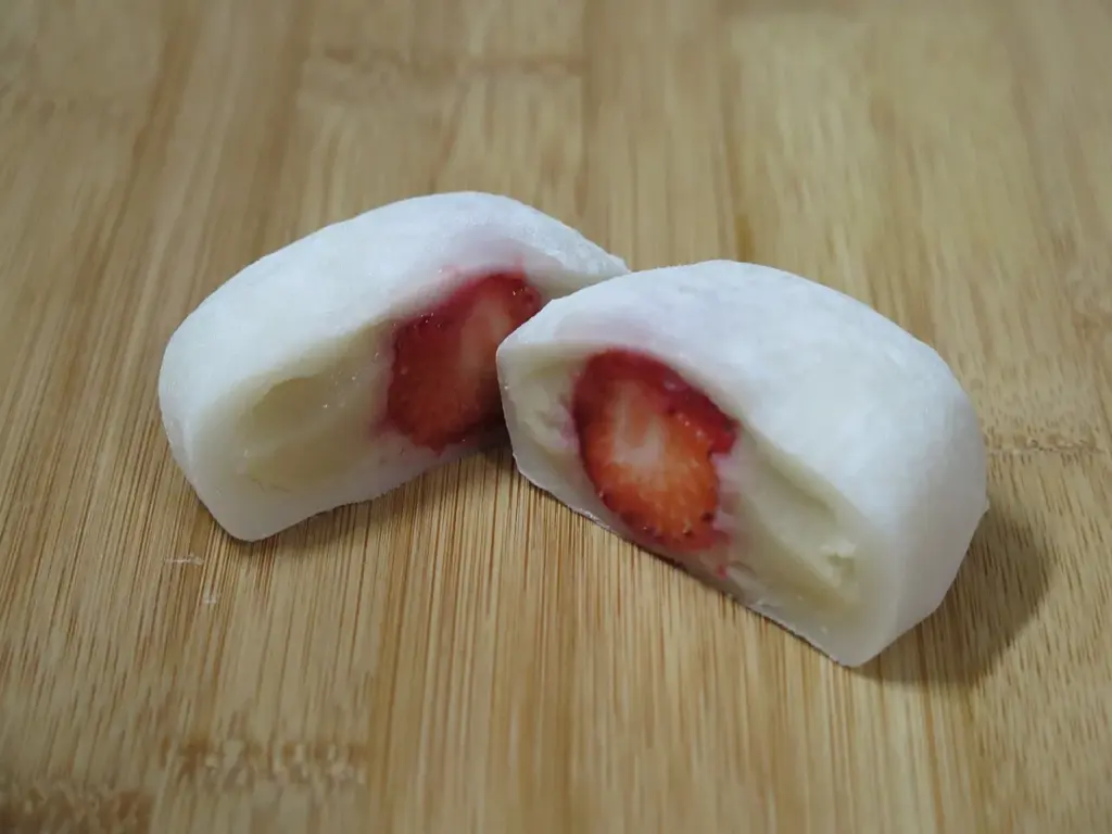 Daifuku mochi à la fraise