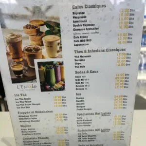 Escale Restaurant Café à Casablanca