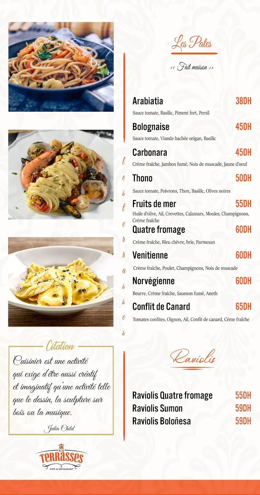 Menu Les Terrasses – page 3