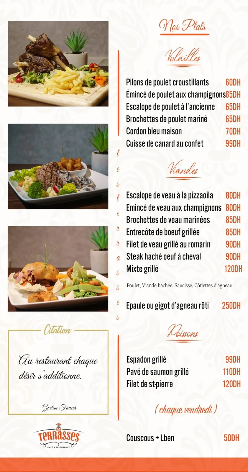Menu Les Terrasses – page 6
