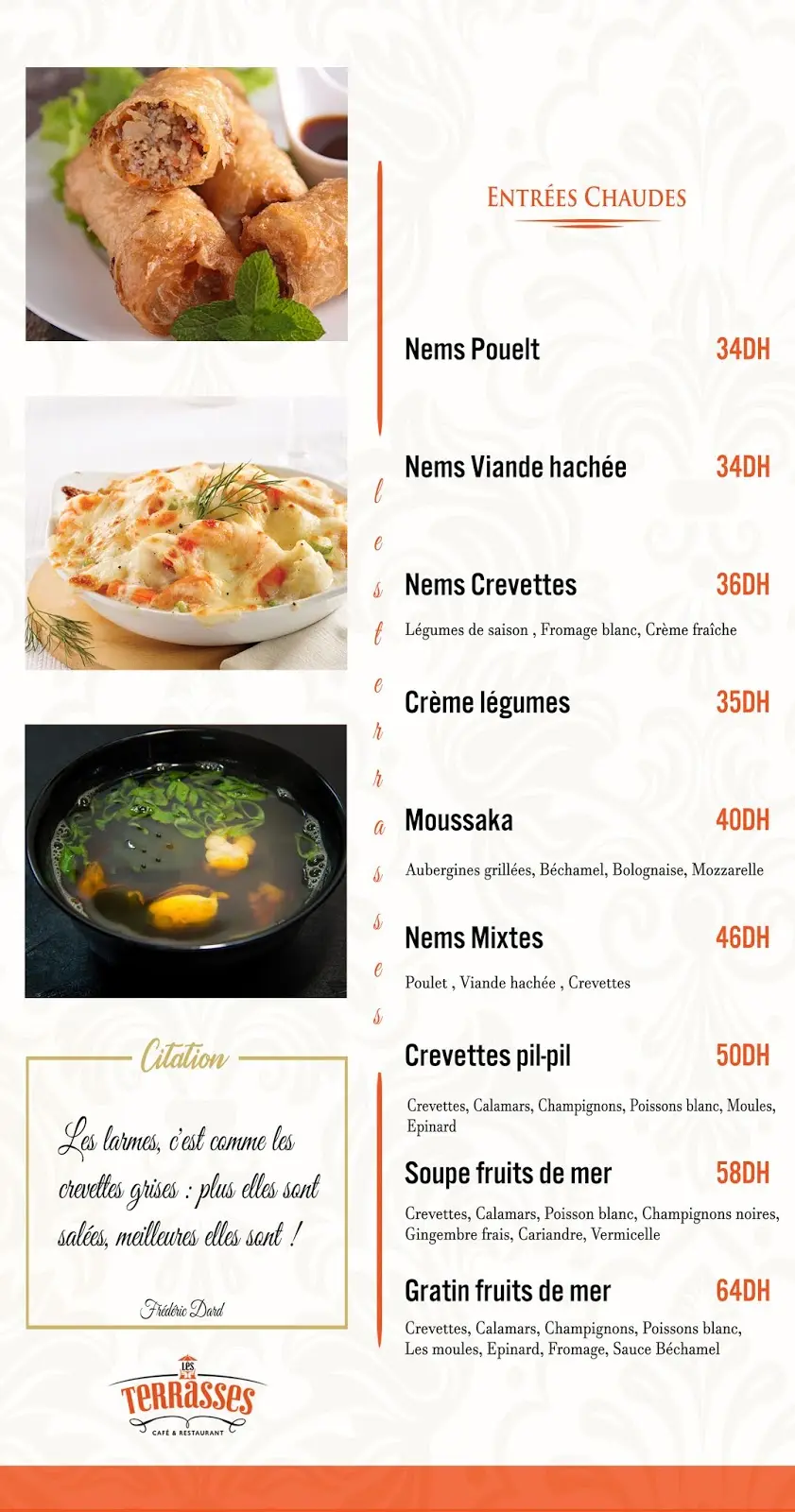 Menu Les Terrasses – page 2
