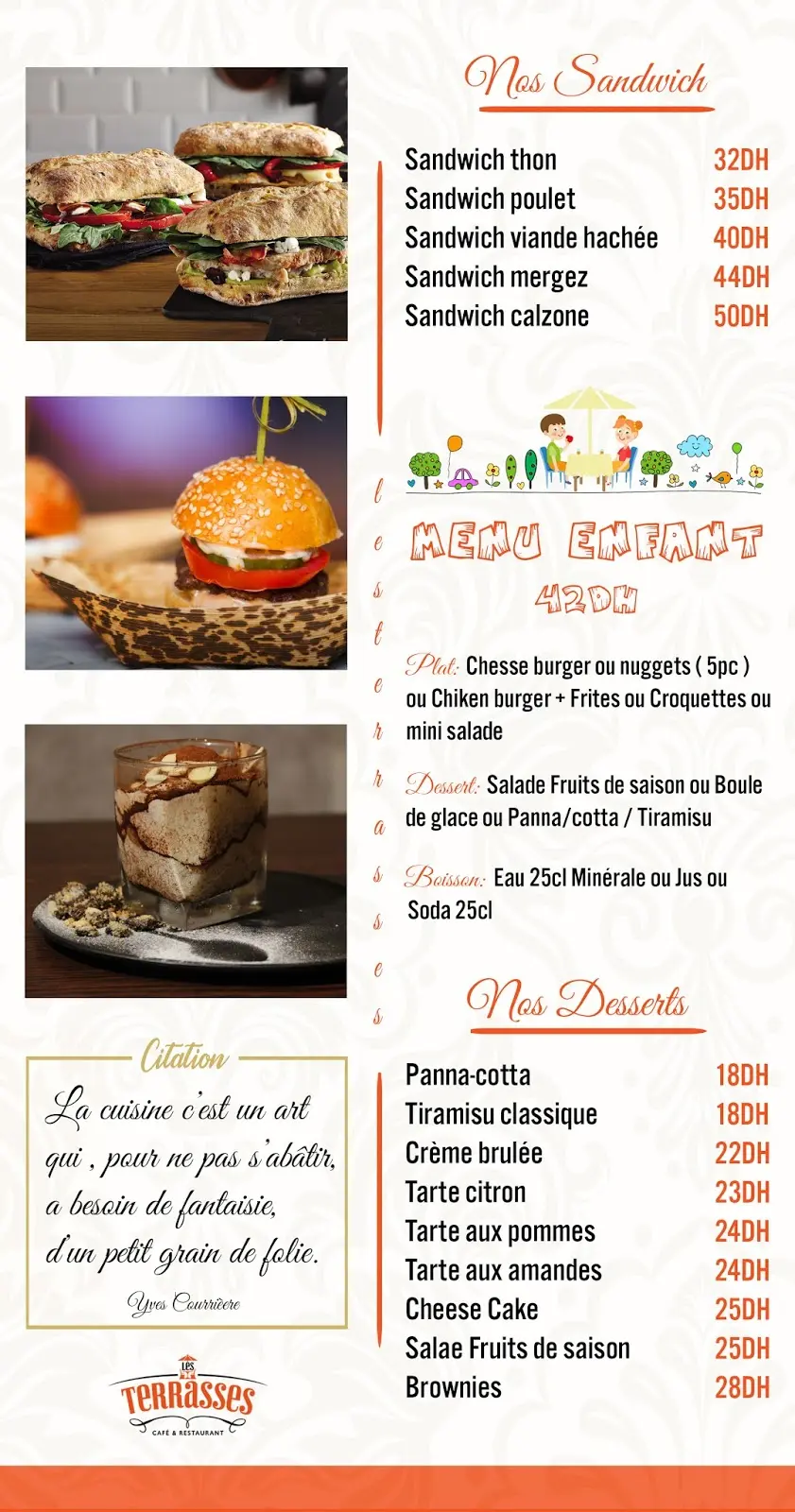Menu Les Terrasses – page 8