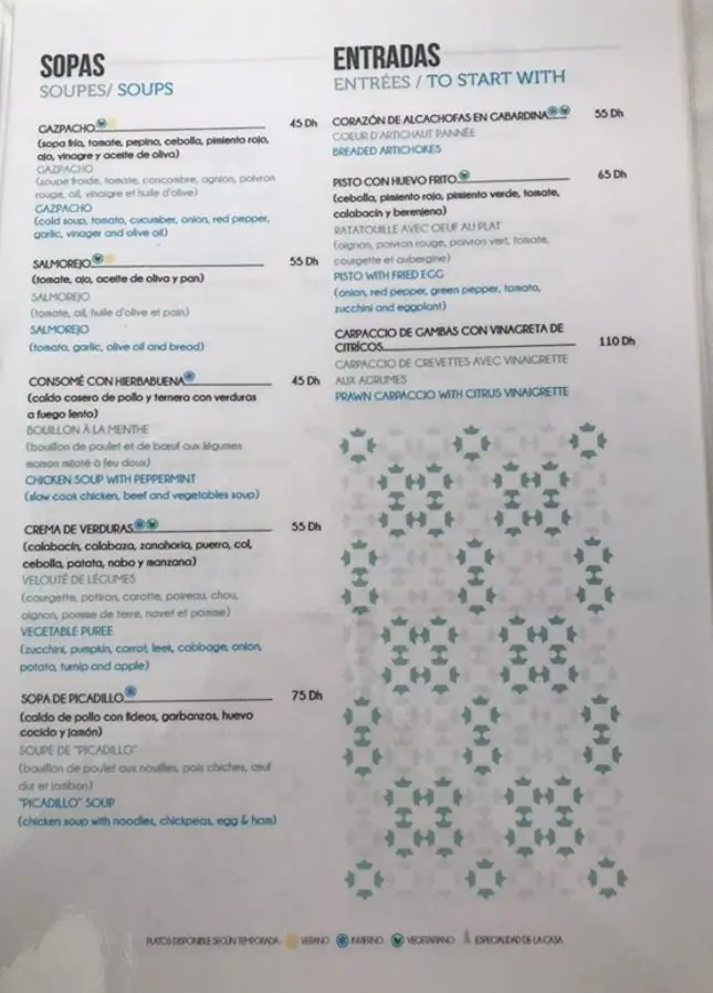 Menu Mesana – page 4