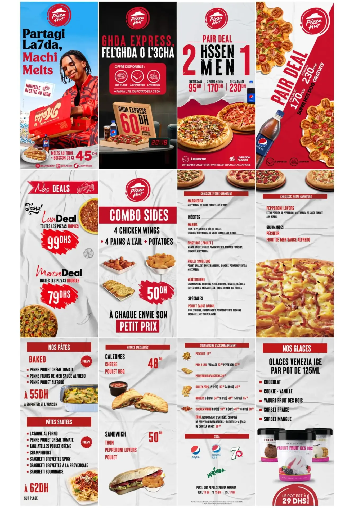 Menu Pizza Hut Sidi Maârouf – page 1