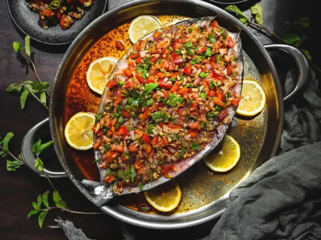 Tajine de poisson à la chermoula