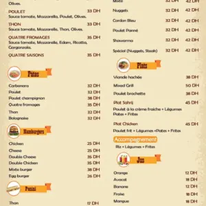 Sahrij Food à Casablanca