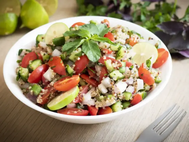 Salade marocaine tomates-concombre