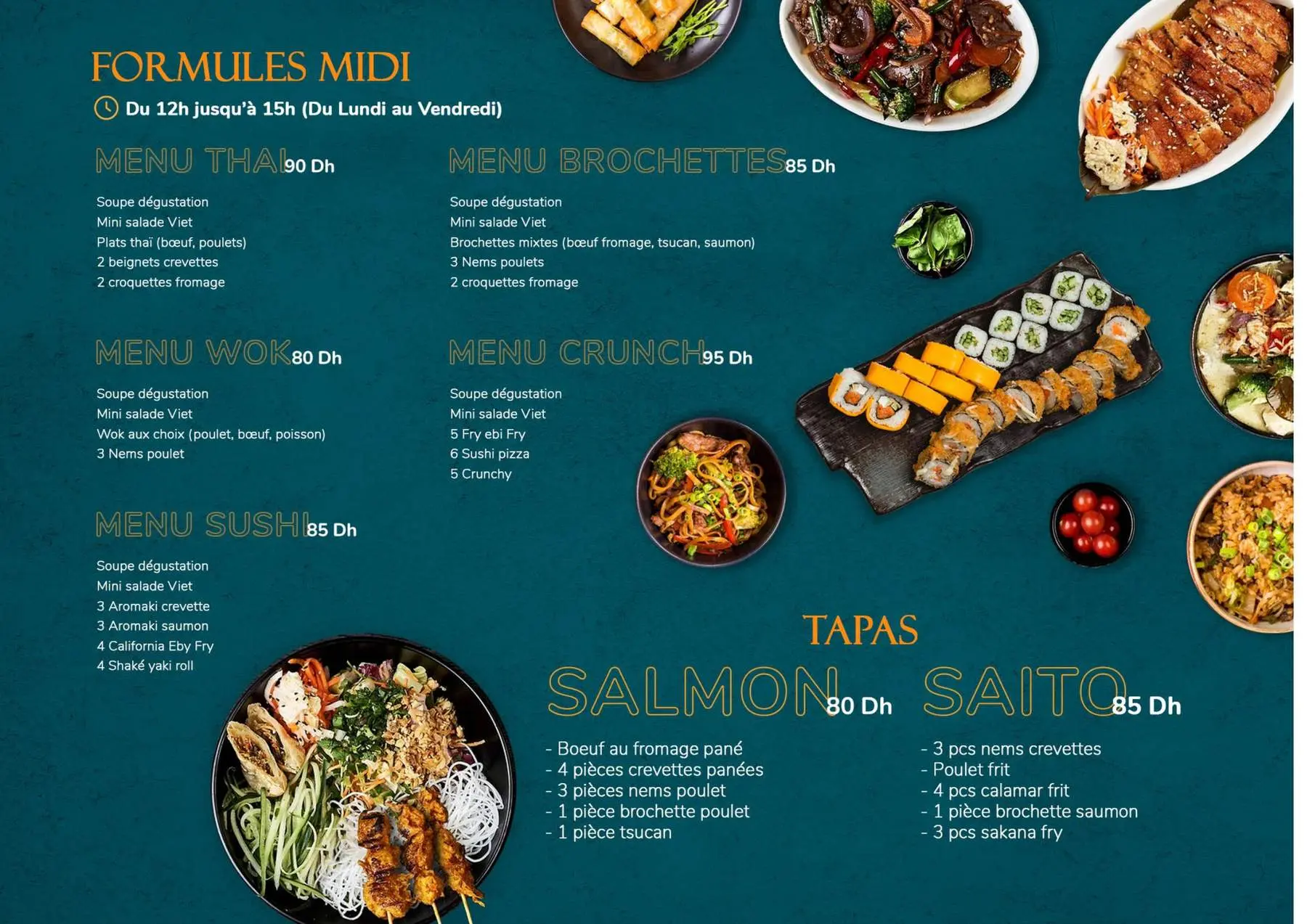 Menu Salmon Sushi Al Qods – page 1