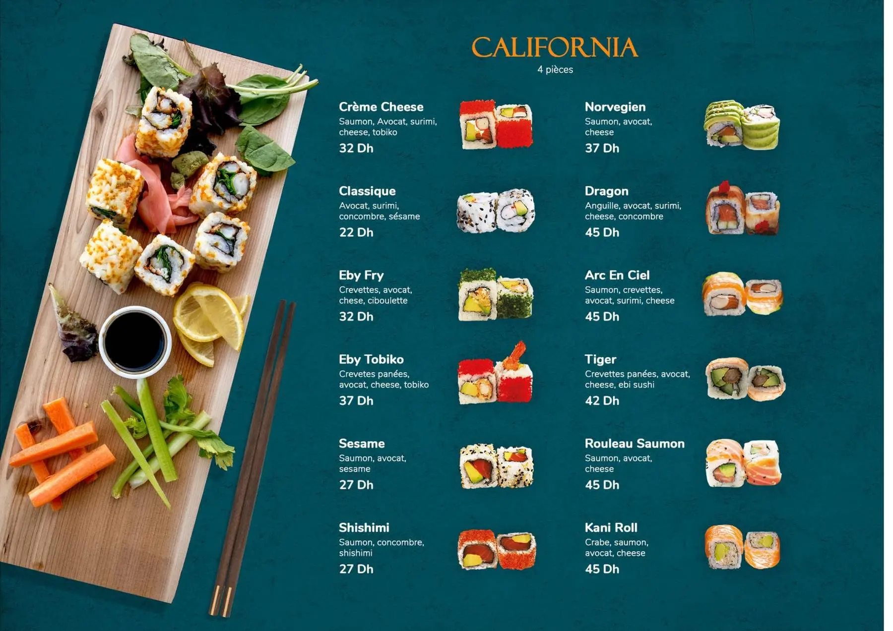 Menu Salmon Sushi Casablanca – page 6