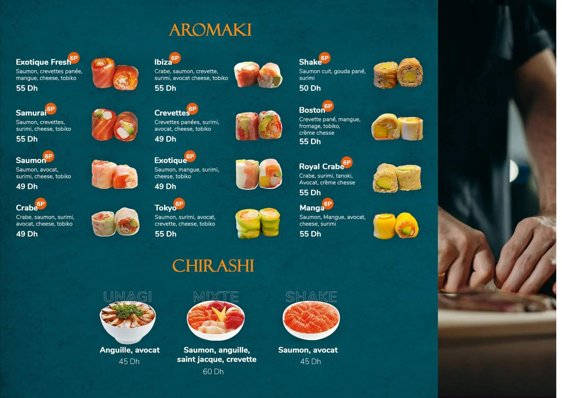 Menu Salmon Sushi Casablanca – page 5