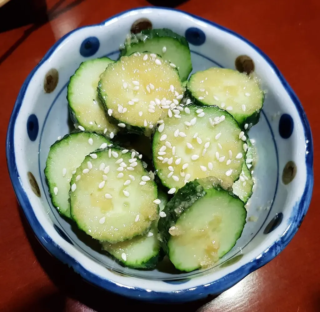 Sunomono, salade de concombre